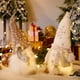 thumbnail image 5 of 2024 Adornos navideños de gnomos de 30 cm con luces, muñecos de peluche de gnomos navideños, regalo de enano elfo de punto, decoración de mesa para el hogar, 5 of 5