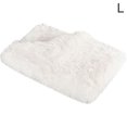 thumbnail image 1 of pitrice Pet Blanket Plush Small Animals Mat Warm Soft Pad 2 Layer Carpet Bed Couch Throw Rug, White, L, 1 of 8