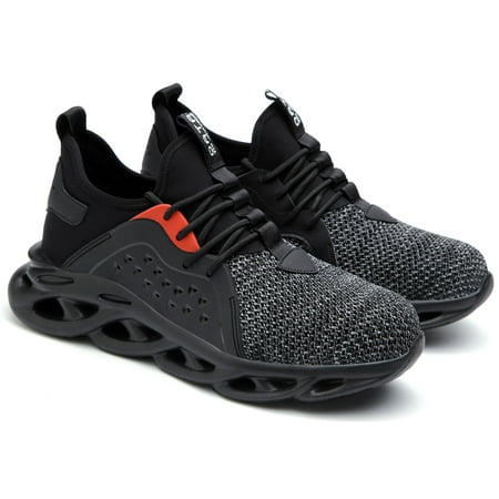 Steel Toe Work Shoes for Men Women Nonslip Industrial Sneakers Unisex Anti-pierce Construction Safety Shoes Lightweight Sports Shoes