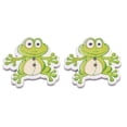 thumbnail image 4 of Miangastore 2 Pack 100pcs Wooden Sewing Cartoon Buttons DIY Animal Buttons Childrens Manual Button Mosaic Buttons (Green), 4 of 9