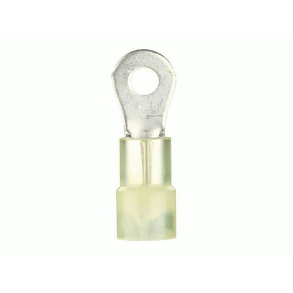 Metra Install Bay YNRT8 Yellow Nylon Ring Terminal 12/10 Gauge #8 - 100 Per Bag