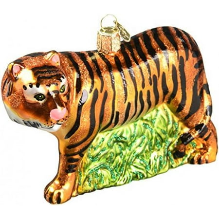- Old World Christmas Tiger Glass Blown Ornament