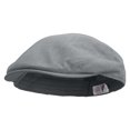 thumbnail image 4 of Cute Golden Fish Logo Embroidered Big Size Men's Linen Ivy Cap - Slate XL-2XL, 4 of 5