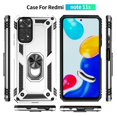 thumbnail image 5 of Funda de teléfono para Xiaomi Redmi Note 11 Pro 5G Global de Uso Rudo Shockproof + Cristal 9D, 5 of 5