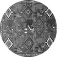 thumbnail image 1 of Ahgly Company Indoor Round Persian Gray Traditional Area Rugs, 7' Round, 1 of 1