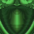 thumbnail image 1 of Ahgly Company Machine Washable Indoor Square Transitional Dark Forest Green Area Rugs, 5' Square, 1 of 7
