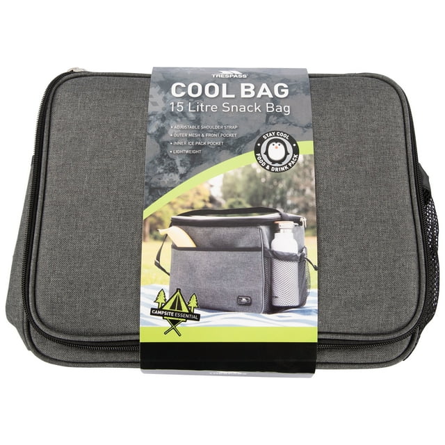Trespass Large Cool Bag 15L with Straps For Camping Picnic Lunch Nukool