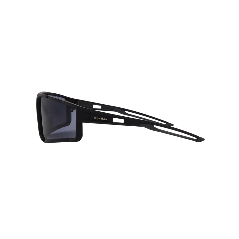 Ironman Men's Wrap Sport Sunglasses, Black photo 3