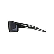 Ironman Mens Wrap Sport Sunglasses Black