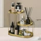 thumbnail image 5 of Bandeja de cosméticos para baño, estante de 3 niveles, estante de pie para loción, perfume, maquillaje Gris A, 5 of 9