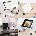 thumbnail image 2 of Rainbean RB-BS201 Aluminium Réglable & Pliable Portable Porte-Livre de Bureau&44; Noir, 2 of 6