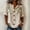 Beige, variant on Henley Top Full Button Front 3/4 Sleeve Tshirts Peasant Blouses Soft Shirts for Women Basic Clothes Trendy Dressy Tee Thin Shirts Lounge Tees Shirts for Women Beige L