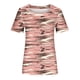 thumbnail image 4 of Camisetas informales de verano para mujer, cuello cuadrado, manga corta, túnica, blusas sueltas y cómodas OAVQHLG3B Store  lin121212, 4 of 4