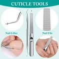thumbnail image 3 of Amaopus 5 Pack Toenail Clippers Set, Angled Head Large Toe Nail Clippers Set for Men, Heavy Duty Ingrown Toenail Clippers with Wide Jaw, Ultra Sharp Slanted Nail Cutter with Long Handle, 3 of 8