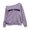Purple, variant on Shadoumai Kids Girls Oversized Sweatshirt Off the Shoulder Tops New York Letter Print Preppy Plain Fall Pullover Long Sleeve Casual Tops for School