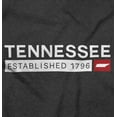 thumbnail image 2 of Tennessee Map State Shape Established Men's Graphic T Shirt Tees Brisco Brands X, 2 of 6