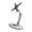 Base 155mm-Silver, variant on Foldable Double Arm Monitor Stand with AntiSlip Base and 3 Axises Adjustment for PCs TVs Display