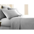 thumbnail image 2 of Neutral Solid Color Brushed Microfiber Deep Pocket Sheet Set, 2 of 9