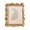 8 inches, variant on Yammee Classical Golden Gerbera Resin Picture Frame Replacement For Wall Tabletop Use