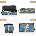 thumbnail image 5 of Hair Tool Organizer Bag with Heat Resistant Mat Removable Travel Storage Case for Hot Air Brushes Curling Irons The Dog Is Running, 5 of 8