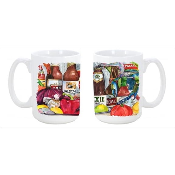New Orleans Beers and Spices Dishwasher Safe Microwavable Ceramic Coffee Mug