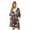 Black - Mixed Holiday, variant on Just Love Sherpa Trim Plush Robe for Women 6761-10334-L (Black - Mixed Holiday, X-Small)