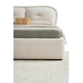 thumbnail image 3 of American Eagle B-D082-CK Modern Contemporary Ivory Fabric California King Bed, 3 of 3