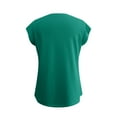thumbnail image 5 of Summer Savings! Ahuyic Womens Plus Size Sleeveless Top,Summer Casual Blouse For Women,Solid Color Tank For Women Trendy Sleeveless Loose Ruffle Sleeve Casual Basic Summer Spring, 5 of 5