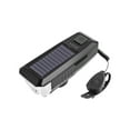 thumbnail image 2 of Xecvkr Solar Bicycle Light with Horn, USB Rechargeable Headlight, High Power LED, 3 Light Modes, Water Resistant, Easy Install with Strap, for Cycling Safety, 2 of 2