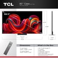 thumbnail image 3 of TCL 85” QM8L Series SQD-Mini LED QLED Smart Google TV (NEW 2026) - TCL Deep Color System with Super QLED, Up to LD4000 Precise Dimming Series, Up to HDR6000 Peak Nits, WHVA 2.0 Ultra Panel - 85QM8L, 3 of 25