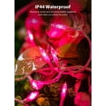 thumbnail image 3 of Cadena de luces Brightown de 12 m, 100 LED, color rosa, 8 modos, 120 V, 3 of 7