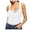 a-White8828, variant on FINALGANG Womens Tank Solid Color Sleeveless Top With Crisscross Lace Up Henley Neck Slim Fit Casual Top For Daily Going Out Wear Soft Top
