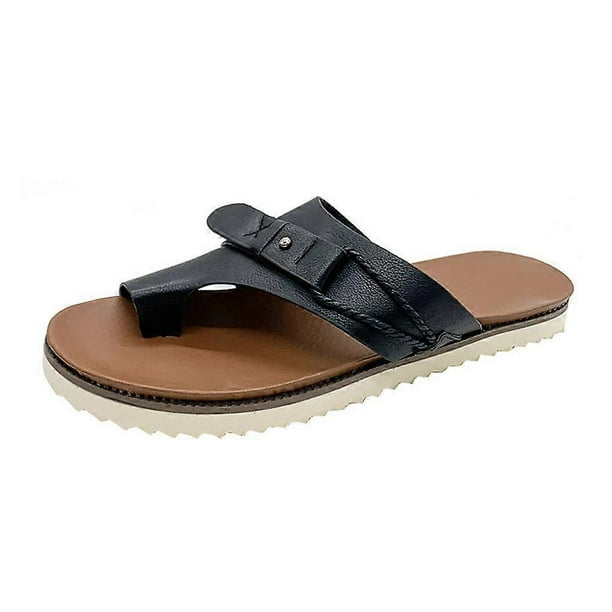Women's Slippers Personalized Open Toe Sandals Summer Casual Flat Shoes