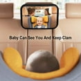 thumbnail image 6 of Baby Car Mirror for Baby Car Seat Safely Mirror Hook Clip Design for Rear Facing Infant Newborn 360° Rotation Baby Backseat Mirror with Wide Clear View, Shatterproof, Easy Install, 6 of 7