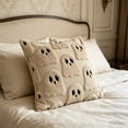 thumbnail image 4 of Gumesh Halloween Decor Throw Pillow Covers-18x18 Inches Ivory Cute Ghost Hugging Pumpkin, Plush Soft for Spooky Season & Cozy Fall Decor, 4 of 6