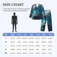 thumbnail image 4 of Sikiie Airplane Shark Mens Pajama Set, Soft Warm Long Sleeve Sleepwear, Cozy Button-Down Pjs for Men-XX-Large, 4 of 7