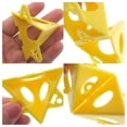 thumbnail image 4 of Soportes de pirámide de 20 piezas, soportes triangulares de pintura, elevadores de puertas de gabinete, elevadores de puerta de lona de cono amarillo, soportes de pintura, 4 of 5