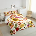 thumbnail image 3 of Castle Fairy Cartoon Mushroom 2pcs Bedding Comforter Set,Vintage Flower Twin Comforter Sets,Spring Garden Breathable Bedding Set,Breathable Botanical Home Decor, 3 of 8
