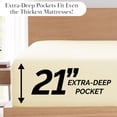 thumbnail image 2 of Vilano Springs 6-Piece Extra Deep Pocket Sheet Set by SouthShore Fine Linens, 2 of 8