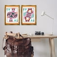 thumbnail image 3 of Stupell Industries King & Queen of Hearts Entertainment Painting Gold Floater Framed Canvas Art Print Wall Art, 21 x 31, Set of 2, 3 of 10