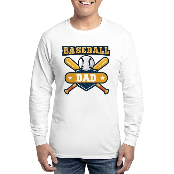 CafePress - Baseball Dad Long Sleeve T Shirt - Unisex Cotton Long Sleeve T-Shirt