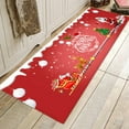 thumbnail image 3 of Merry Christmas Non Slip Kitchen Mat for Floor Modern Bath Carpet Entrance Doormat Christmas Tree Living Room Bathroom Area Rugs, 3 of 6