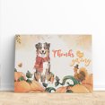 thumbnail image 3 of Happy Thanksgiving Australian Shepherd with Turkey Pumpkins Autumn Vibes Horizontal Matte Canvas Poster Aussie Dog Lover Gifts Wall Art Home Decor - 12018, 3 of 5