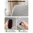 thumbnail image 4 of WNFJR Durable Non-Slip Chair Cover, Integrated Backrest Design, Easy Installation for Home Use, Ideal for Protecting Dining Chairs, Perfect for All Households, Gray, 4 of 6