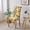 B, variant on Stretchable Flower Printed Chair Back Covers, Elastic Dining Room & Office Chair Slipcovers, Universal Fit for Home Decor Kitchen kitchen chair back covers