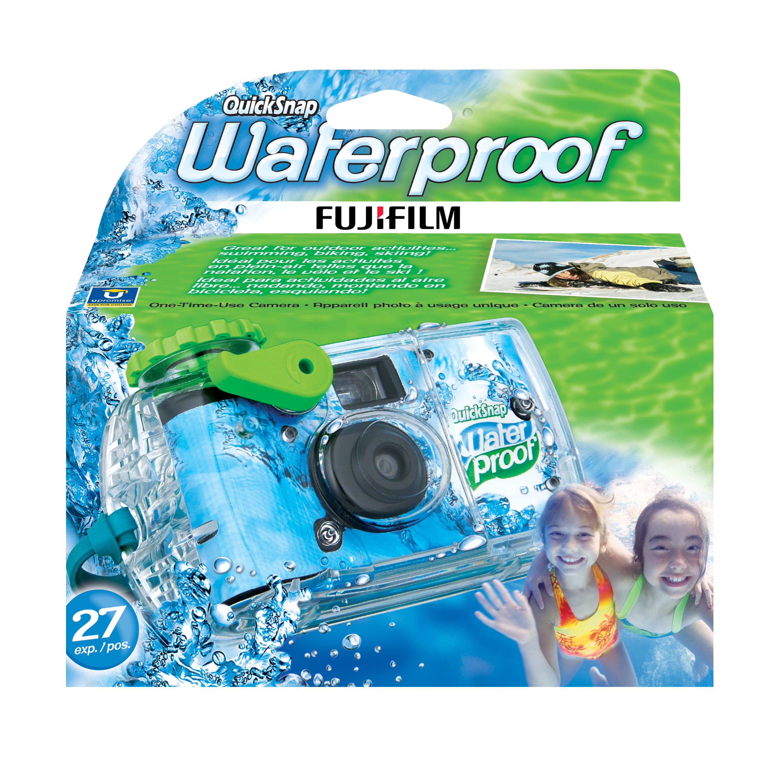 Fujifilm Quicksnap Waterproof One Time Use 35mm Camera - 27 Exposures