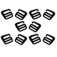 thumbnail image 1 of Gancho de Hebilla de Correas Cola 10 Piezas Mosquetones de Hardware de 25 Negro, 1 of 8