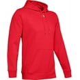 thumbnail image 3 of Under Armour 13001236004X Hustle Fleece Hoodie Red Men's 4XL, 3 of 7