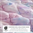 thumbnail image 3 of Solid Quilt Set - Lightweight, Soft, All-Season - 2-Piece Puff Textured Bedding Set (Twin / Twin XL, Tie-Dye), 3 of 5