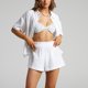 thumbnail image 5 of Conjuntos de 2 piezas para mujer: camisa de manga larga con botones y pantalones cortos, pijamas, chándal informal, tallas S-L, 5 of 8